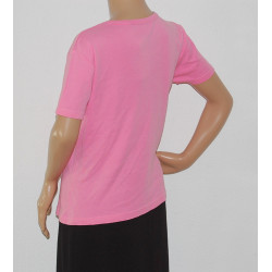 Hollywood Damen T-Shirt für Sport & Freizeit ~ in Farbe Pink, Größe S ~ Bild Nr.3