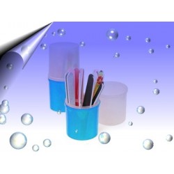 Aufbewahrungsbox Blau für Nagelfeile, Pinsel und Werkzeuge