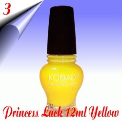 Original Konad Nail Stamping Princess Lack Yellow Nr.3