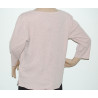 baumwolle-damen-t-shirt-mittellange-ärmeln-v-ausschnitt-farbe-beige-größe-m-l-bild-nr2