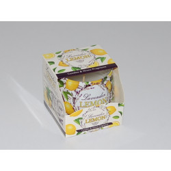 Glas Duftkerze mit Brenndauer 30 Stunden Lavender Lemon - Kerze GRATIS