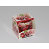 Glas Duftkerze mit Brenndauer 30 Stunden Cherry - Kerze GRATIS