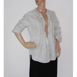 MALVIN-leinen-damen-bluse-beige-v-ausschnitt-groesse-36-38-nr1