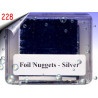 Nailart Foil Nuggets ~ Folien Blätter Silver Nr.228