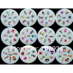 Nailart-Silikon-Stamping-Schablonen-Palette-Nr.1