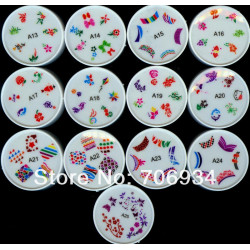 Nailart-Silikon-Stamping-Schablonen-Palette-Nr.2