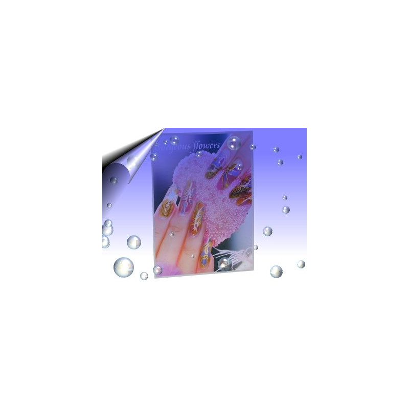 Nail-Art-Poster-Bild-Flowers