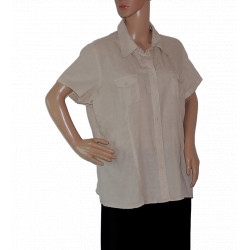 BIAGGINI-leinen-kurzarm-frauenhemd-bluse-beige-groesse-46-48-nr1