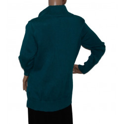 langarm-damenweste-strickweste-petroleum-gruen-groesse- m-l-nr3