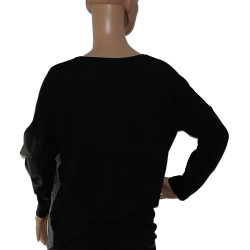 damen-t-shirt-langarm-schwarz-glitzer-groesse-s-m-nr3