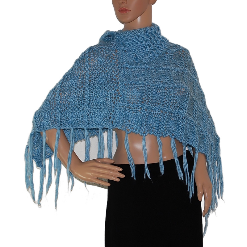 gestrickt-damen-poncho-kurz-rollkragen-hellblau-groesse-m-l-nr1