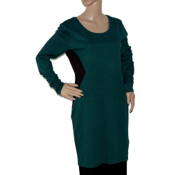 tunikakleid-rundhals-gruen-schwarz-groesse-m-l-nr1