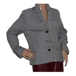 damen-sakko-schwarz-weiss-kariert-groesse-36-38-nr1