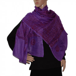 damen-viskose-ornament-schal-tuch-violett-kirschrot