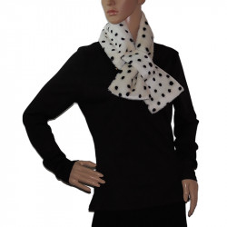 damen-schal-krawatte-dalmatiner-look-schwarz-weiss