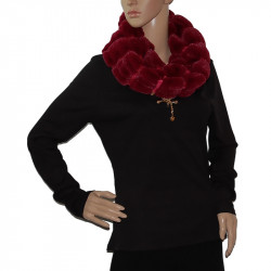 damen-kunstpelz-loop-schal-samtoptik-edel-kirschrot