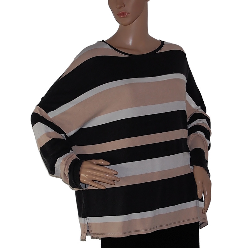 damen-langarm-t-shirt-gestreift-groesse-m-l-nr1