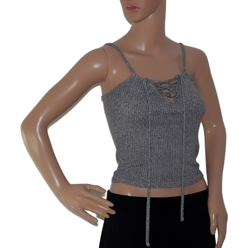 damen-shirt-stricktop-grau-weiss-groesse-34-36-nr1