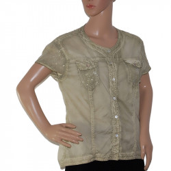 damenbluse-geknopft-kurzarm-gruen-groesse-38-40-nr1