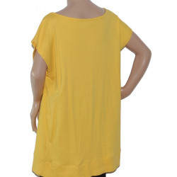 damen-t-shirt-gelb-aufdruck-silber-groesse-xl-nr3