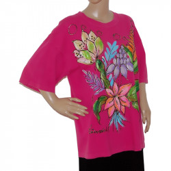 damen-t-shirt-hawaii-blumen-uebergroesse-xl-nr1