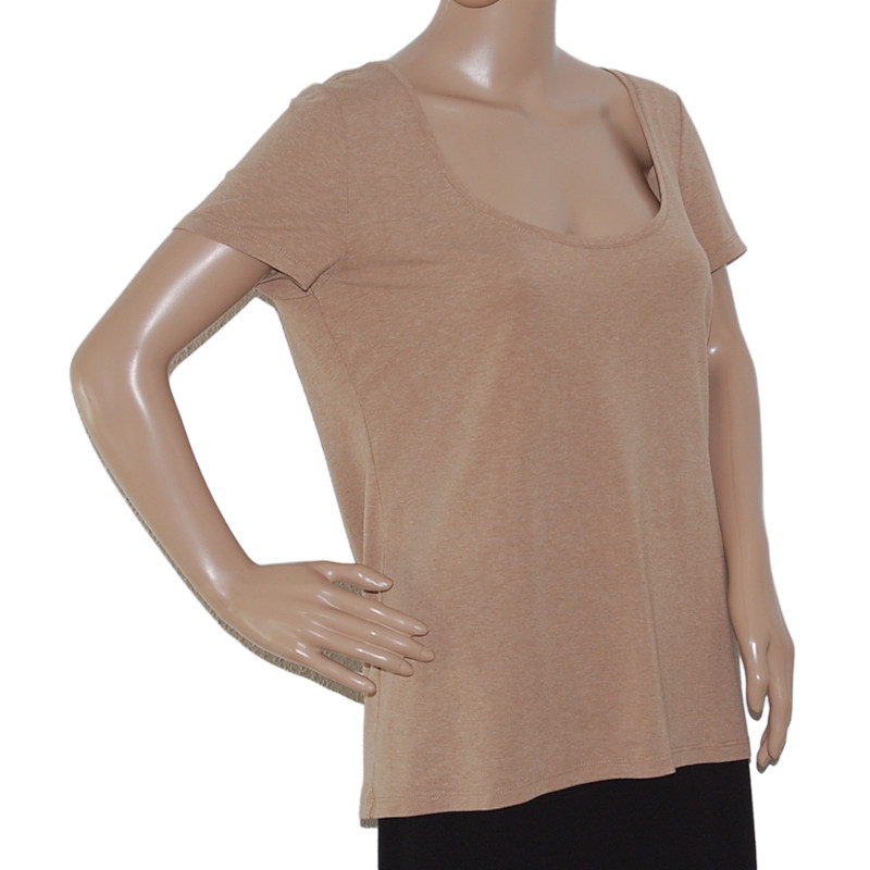 h-und-m-damen-t-shirt-hellbraun-groesse-40-42-nr1