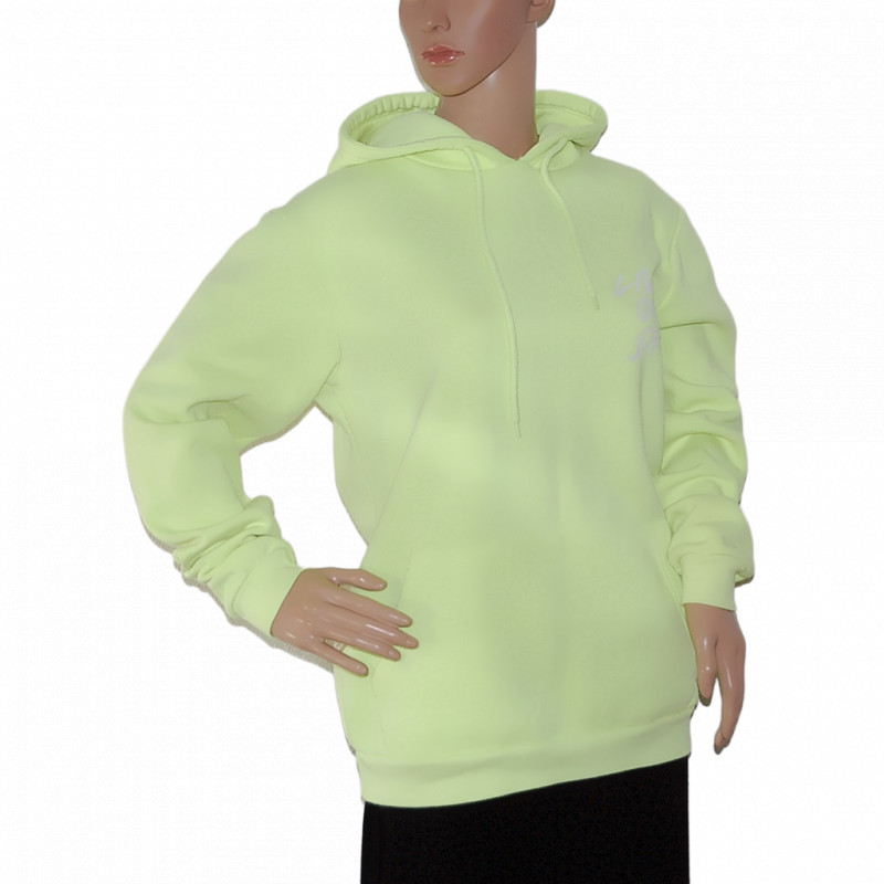 damen-kapuze-hoodie-sweatshirt-fleece-neongelb-nr1