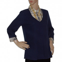 charles-voegele-damen-shirt-bluse-kariert-groesse-40-nr1