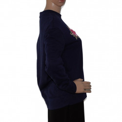 damen-h-und-m-langarmshirt-blau-rosen-groesse-xs-s-nr3