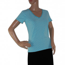 damen-shirt-kreise-blau-v-ausschnitt-groesse-s-nr1
