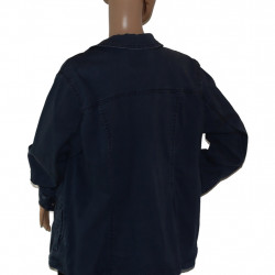 BPC Damen Jeans - Jeansjacke in Dunkelblau - Größe 50/52 - Rückansicht