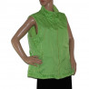 2 Gesichter Neongrüne Damenweste/Steppweste Größe L/XL - Detailansicht