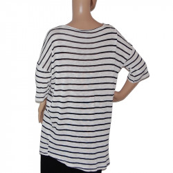 damen-strickbluse-kurzarm-gestreift-blau-weiss-groesse-m-l-nr3