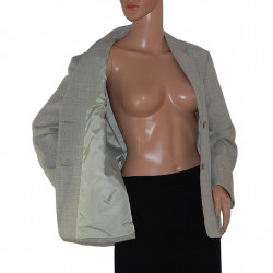 CHOISE Leinen Damen-Sakko/Blazer in Hellgrün - Größe 38/40 - Hauptansicht