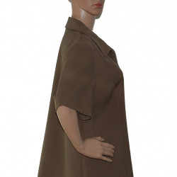 Elegantes, stilvolles Damen-Sakko in Braun - Größe 48/50 - Seitenansicht