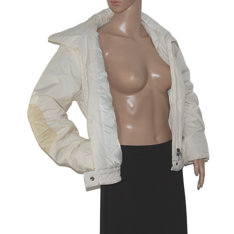 Winterjacke Rida Roma in Weiß-Beige - Größe 38/40 - Hauptansicht