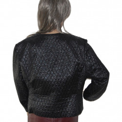 Hochglänzender Langarm Party Blazer in Größe 42/44 - Oberflächenstruktur