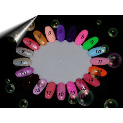 Dunkelroter UV Farblack mit Profi-Finish, 2 Minuten Aushärtung, Studio-Look