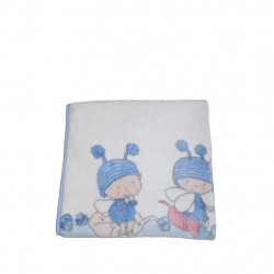 Detailaufnahme Marienkäfer-Babys Motiv in sanften Farben