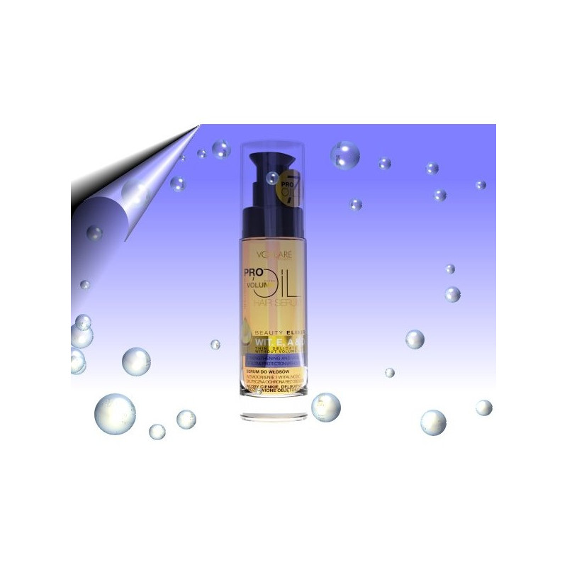 Haarserum Vitamine A E D 30ml für extra Volumen bei feinem Haar mit Glanz und Pflegewirkung