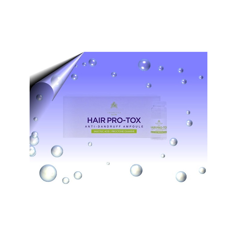 Haarampullen gegen Schuppen 6x10ml reinigen die Kopfhaut und sorgen für schuppenfreies, gesundes Haar