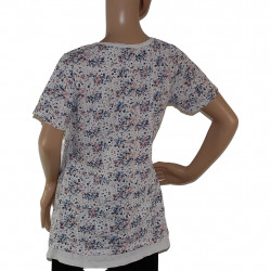 Leicht abgerundeter Saum hinten länger, weiche Baumwoll-Polyester-Mischung, Größe S