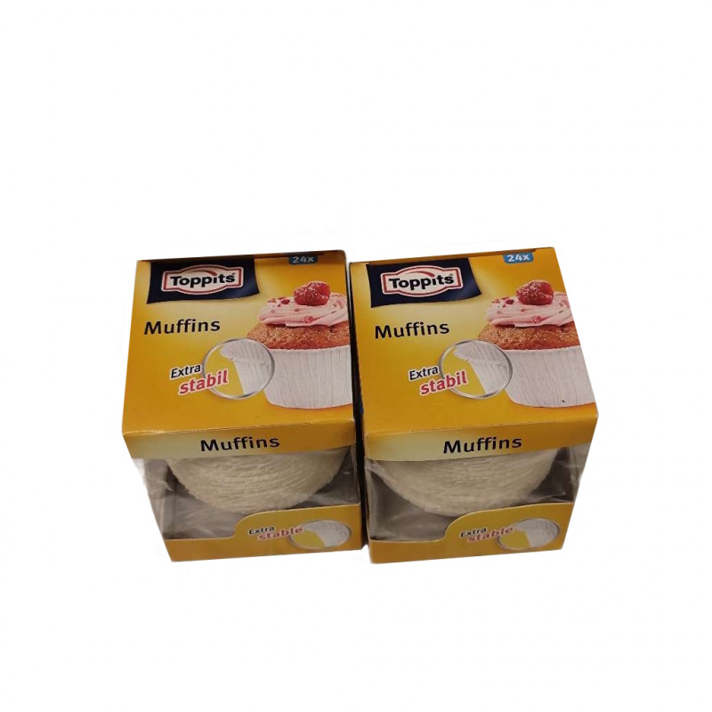 Toppits Muffinförmchen Extra stabil 48 Stück für perfektes Backen