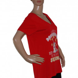 Detail des Einhorn-Motivs mit Sternen und mehrfarbigem Schriftzug auf der Vorderseite