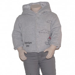 Winnie the Pooh Hoodie Größe 80 mit Kapuze und "Ohren" Vorderansicht